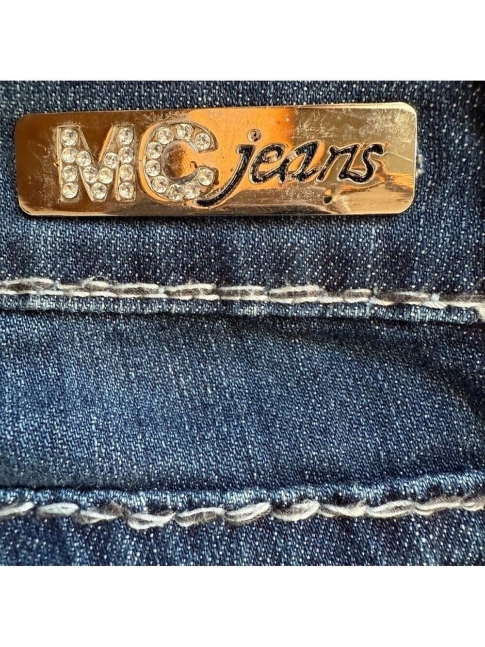 MISS CHIC Low Rise Bootcut Jeans Size 5 - Picture 5 of 13